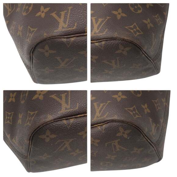 LOUIS VUITTON Authentic Brown Monogram Neverfull MM Tote Bag